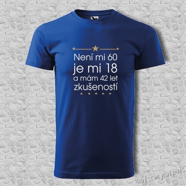 Tričko pánské k 60. narozeninám