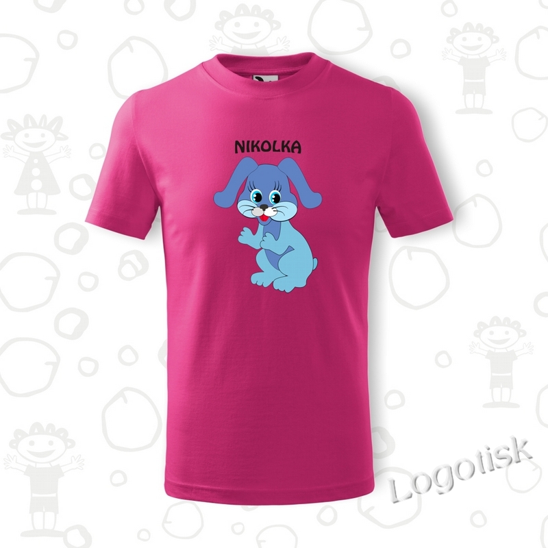 Tričko dětské Králíček se jménem