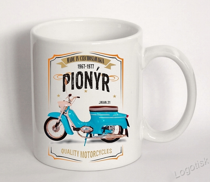 Hrnek Jawa PIONÝR retro vintáž