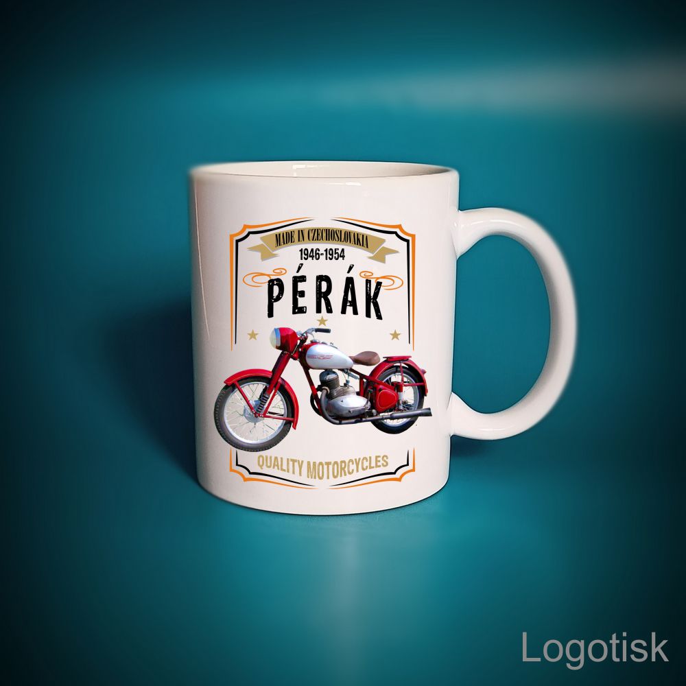 Hrnek Jawa PÉRÁK retro vintáž