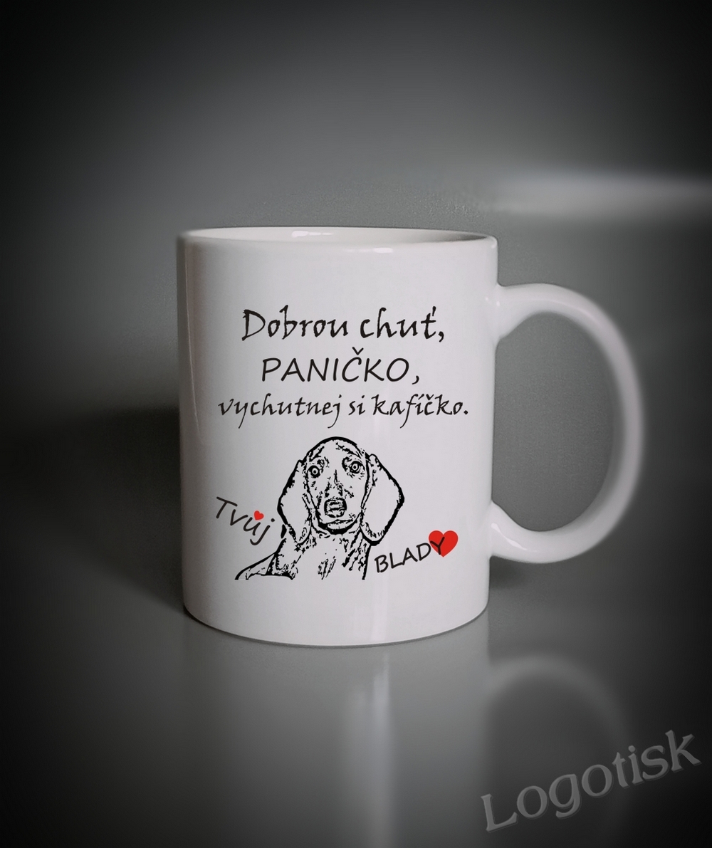 Hrnek DOBROU CHUŤ s jezevčíkem