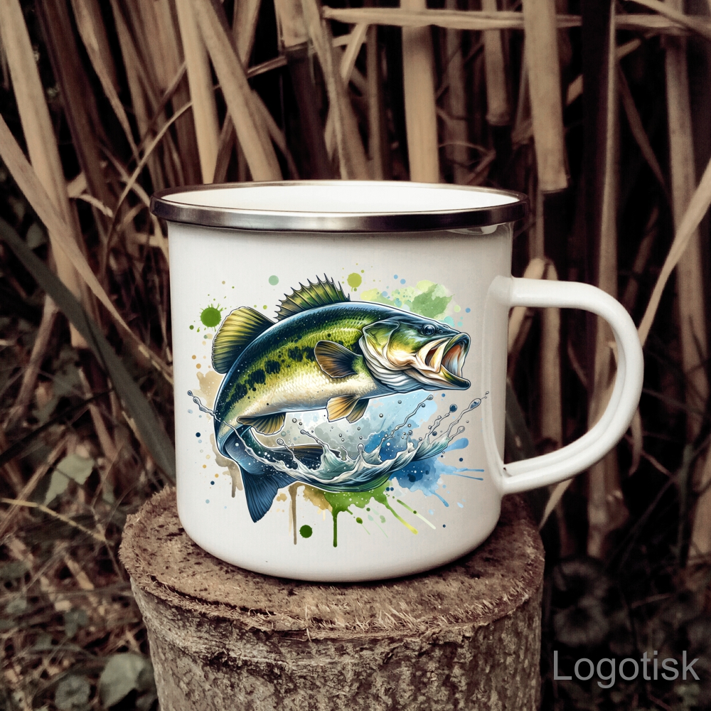 Plechový rybářský hrníček FISHING 