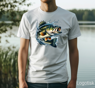 Tričko pro rybáře potisk CANDÁT